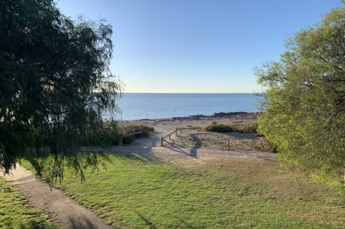 Ocean sunrise beach view upstairs bedroom Dunsborough beach house